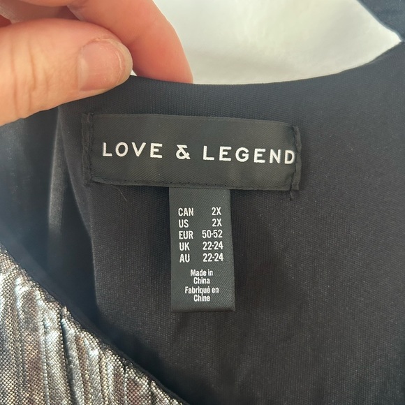 Silver disco Camisole LOVE & LEGEND - Picture 4 of 7